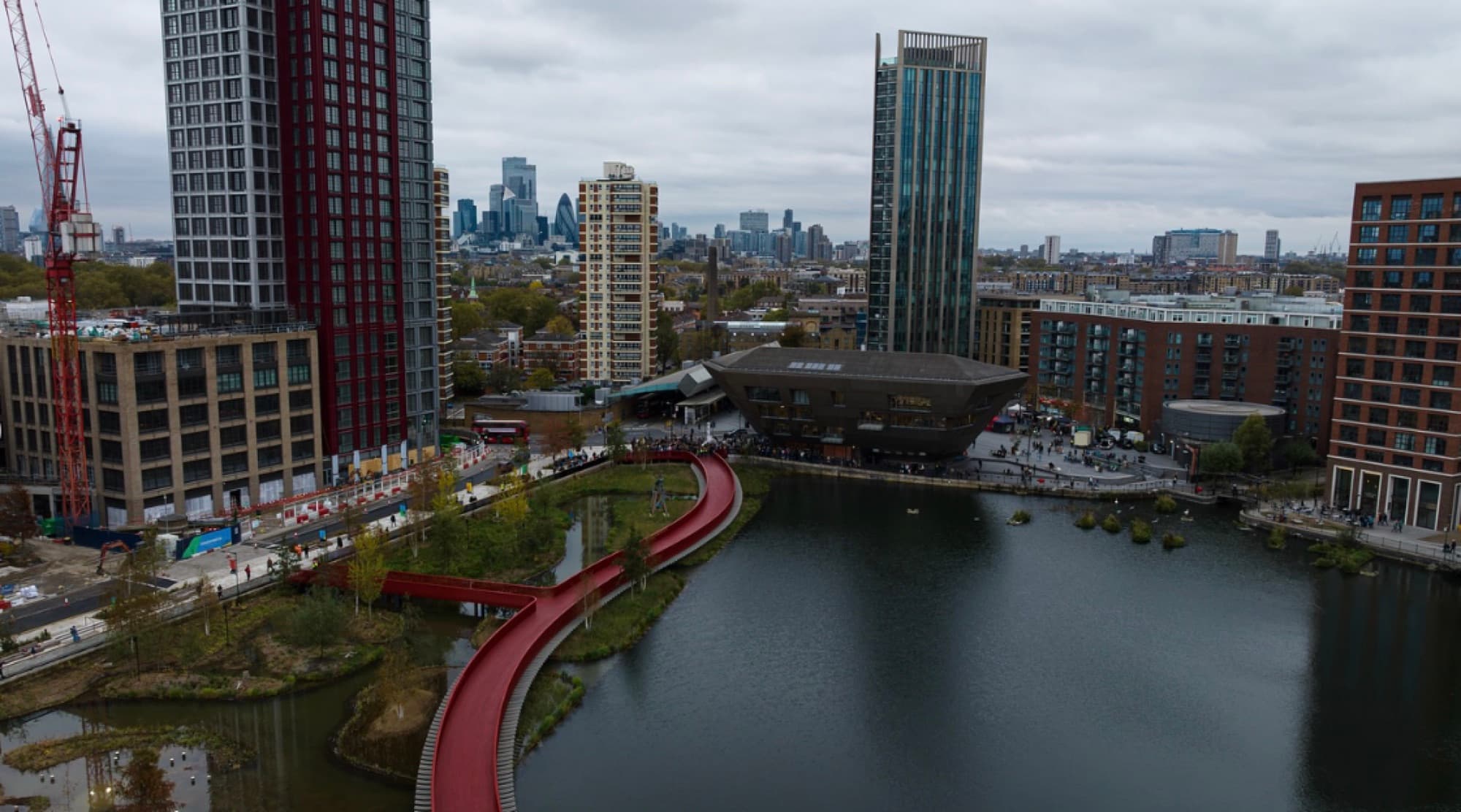 Canada Water Boardwalk Launch